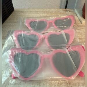 Pink Heart-Shaped Sunglasses (3)